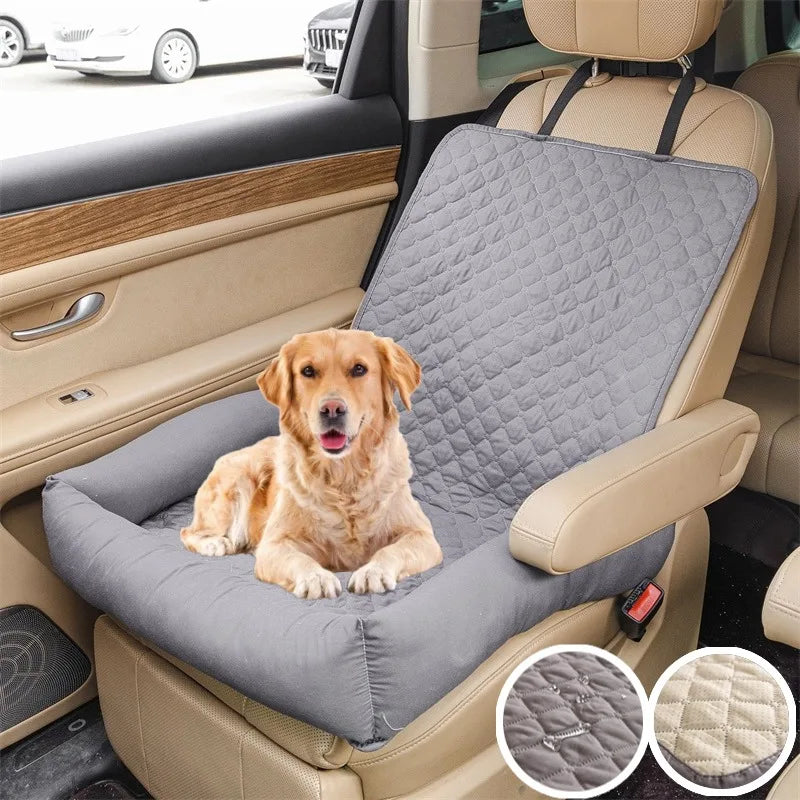 TravelComfy™ Waterproof Dog Car Bed