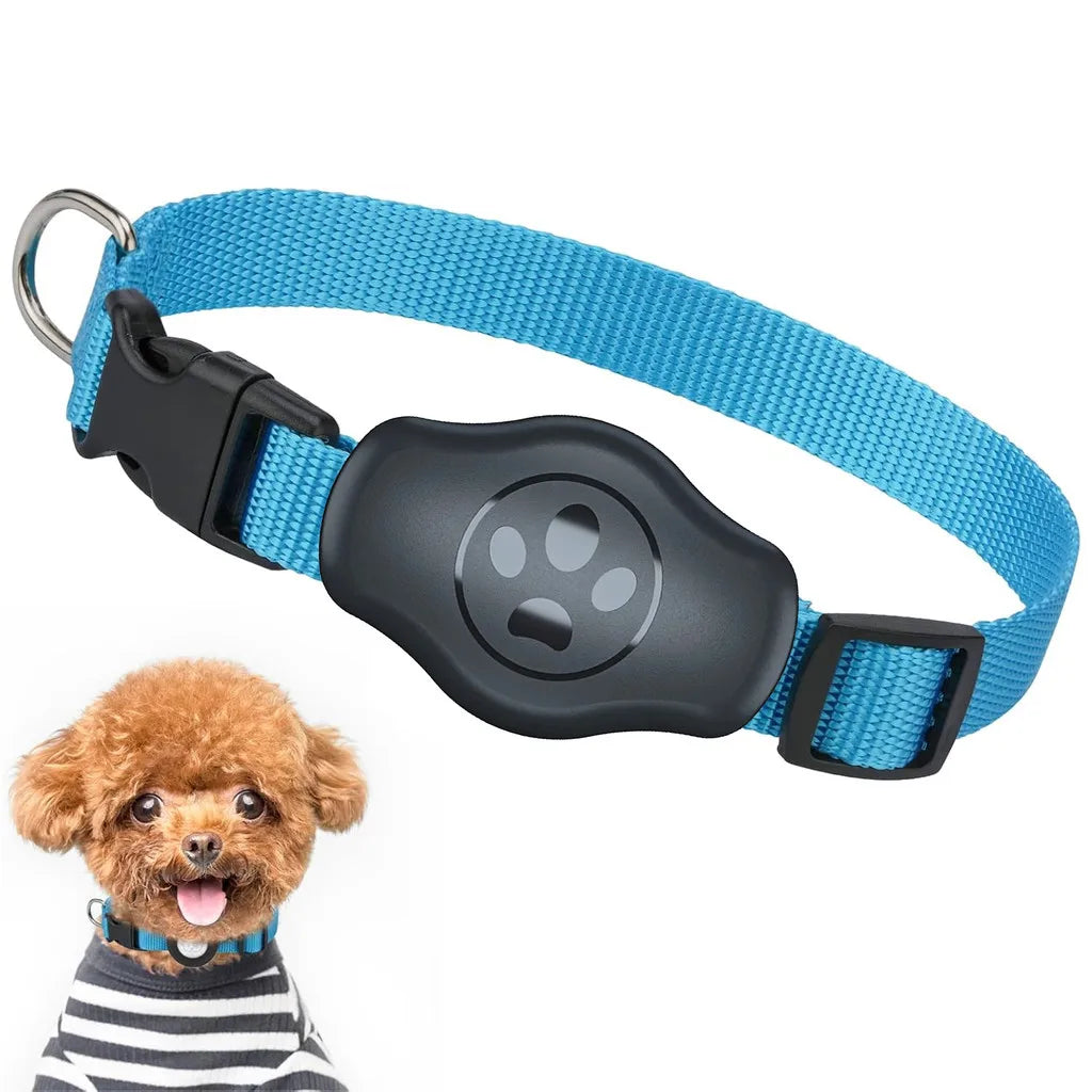 TrackSafe™ Waterproof Reflective Dog Collar with AirTag Holder